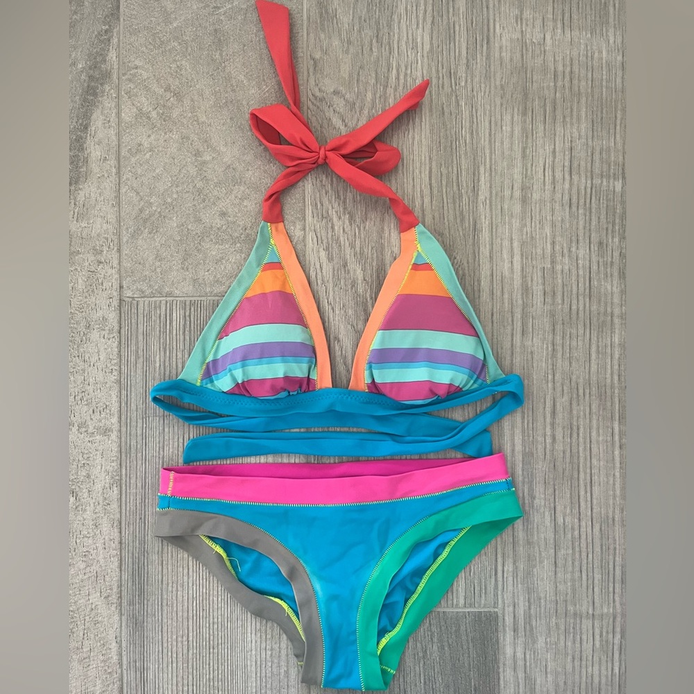 Bright colorful bikini - small (4)